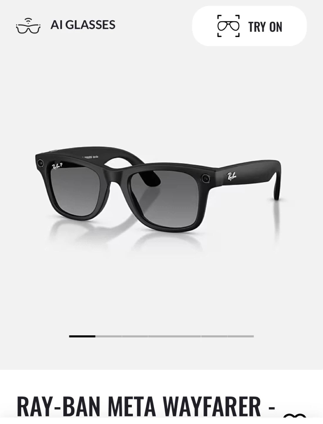 Ray-Ban Meta Wayfarer AI Glasses - photo 5