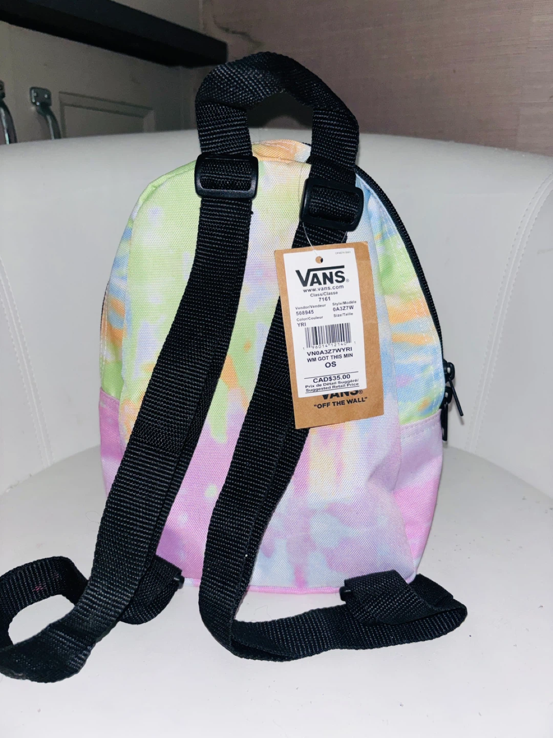 Vans "Off The Wall" Tie-Dye Mini Backpack OS - photo 2