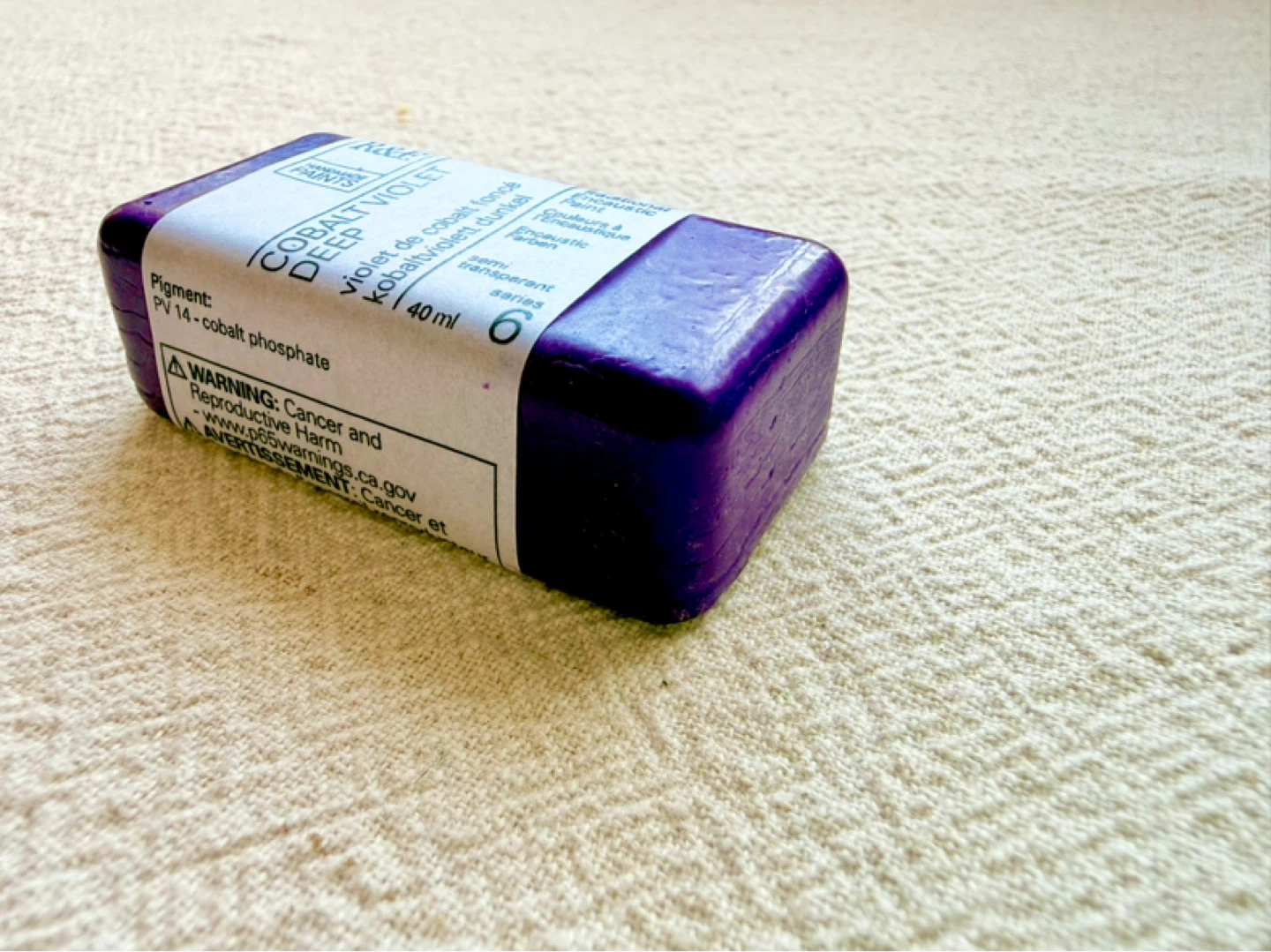 R&F Professional Encaustic Wax Paint - Cobalt Violet Deep
