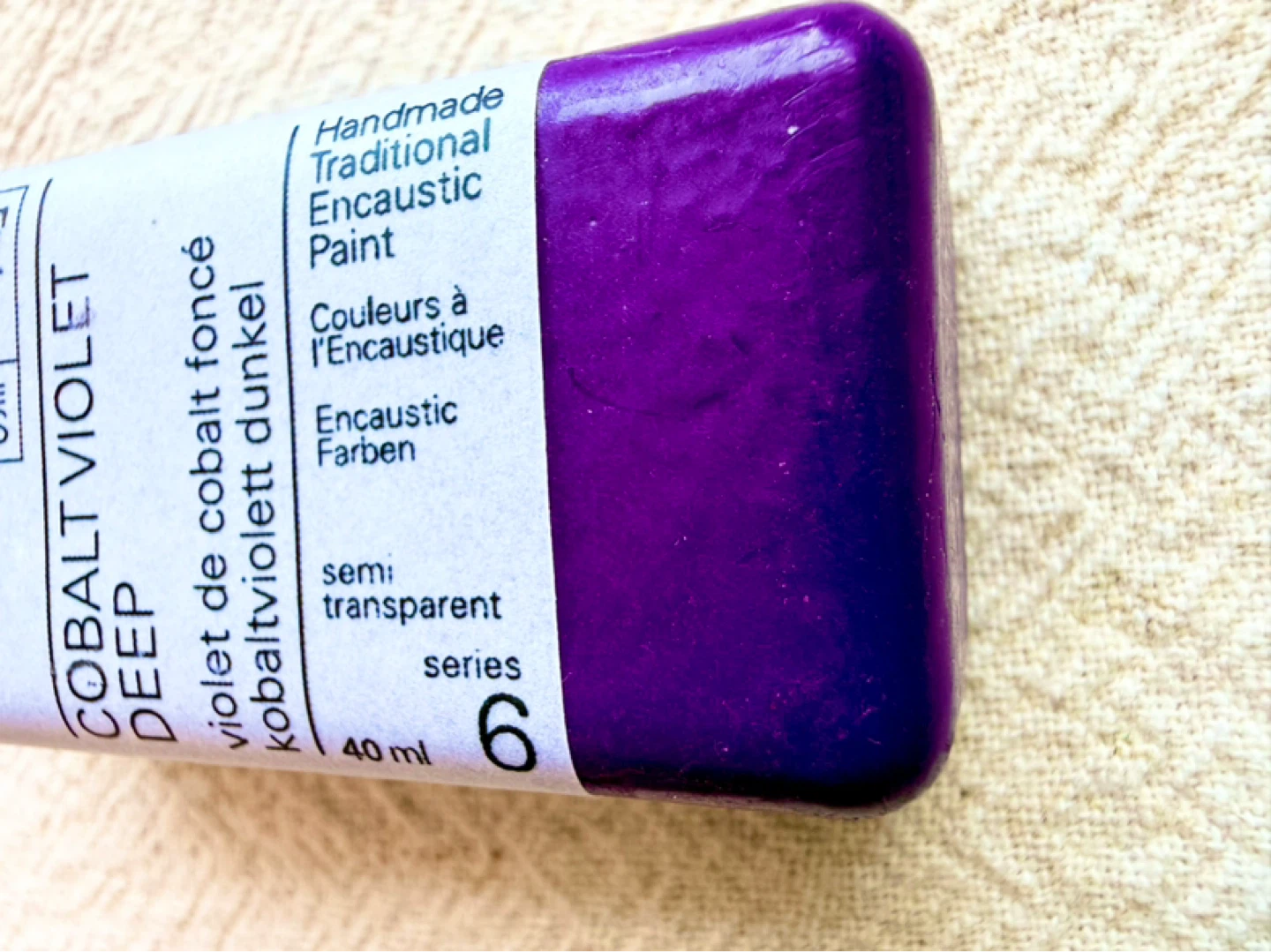R&F Professional Encaustic Wax Paint - Cobalt Violet Deep - photo 2