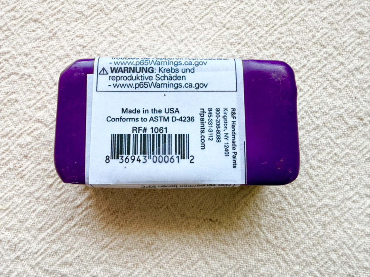 R&F Professional Encaustic Wax Paint - Cobalt Violet Deep - photo 4
