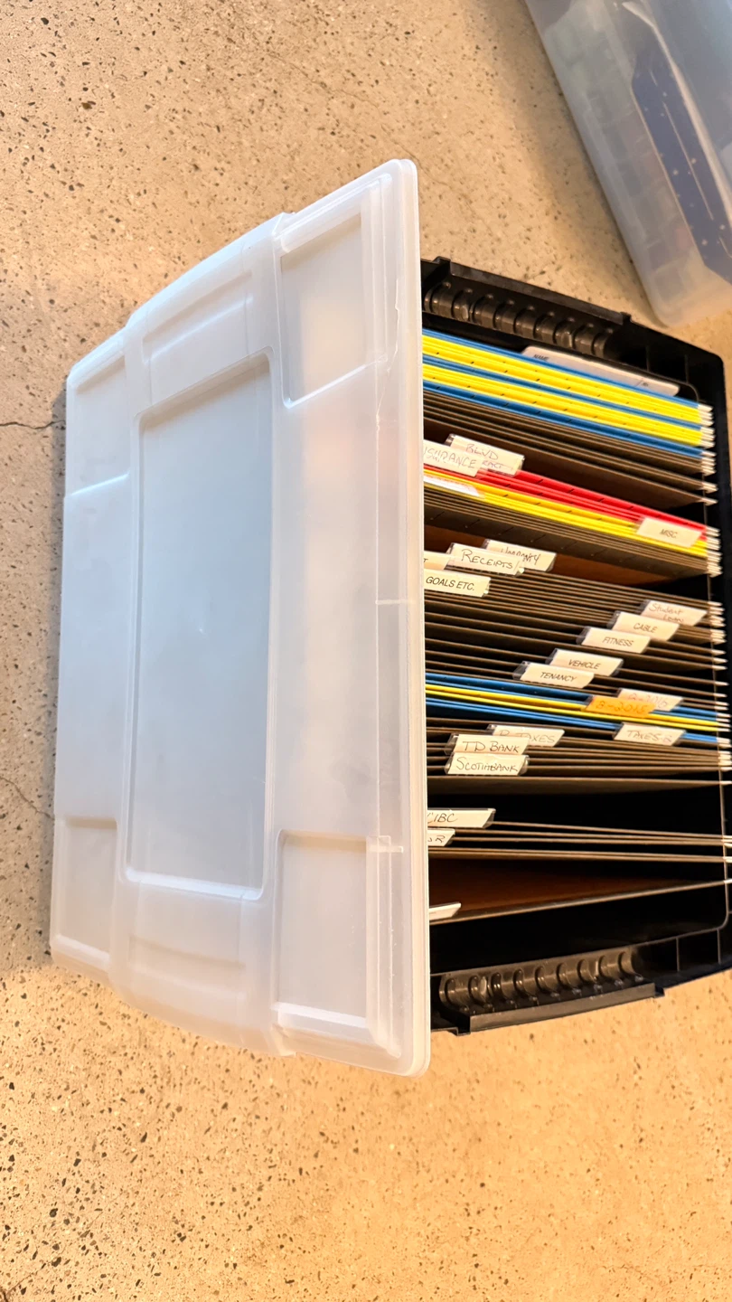 Filing Bin with Hanging Folders - photo 4