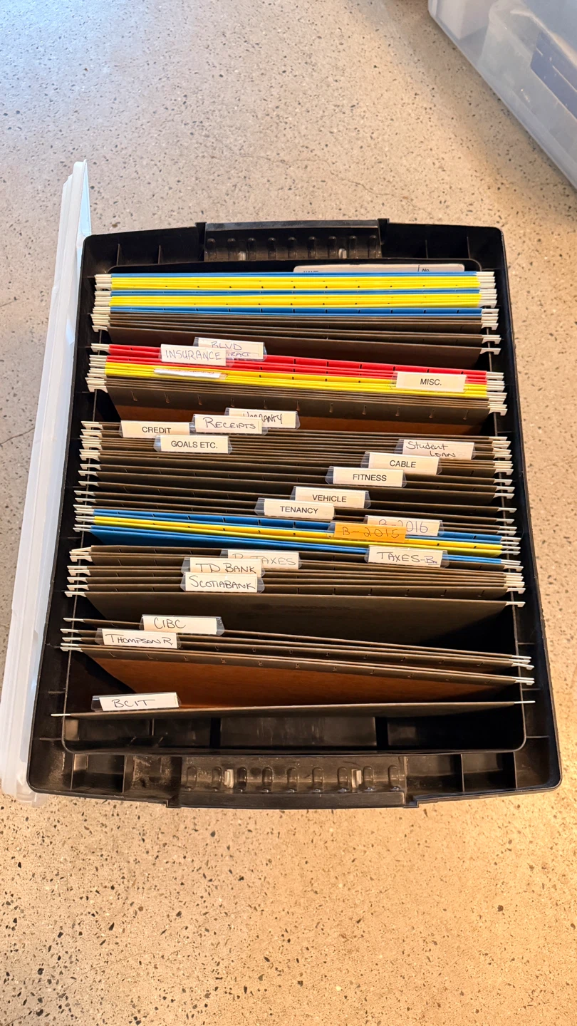 Filing Bin with Hanging Folders - photo 3