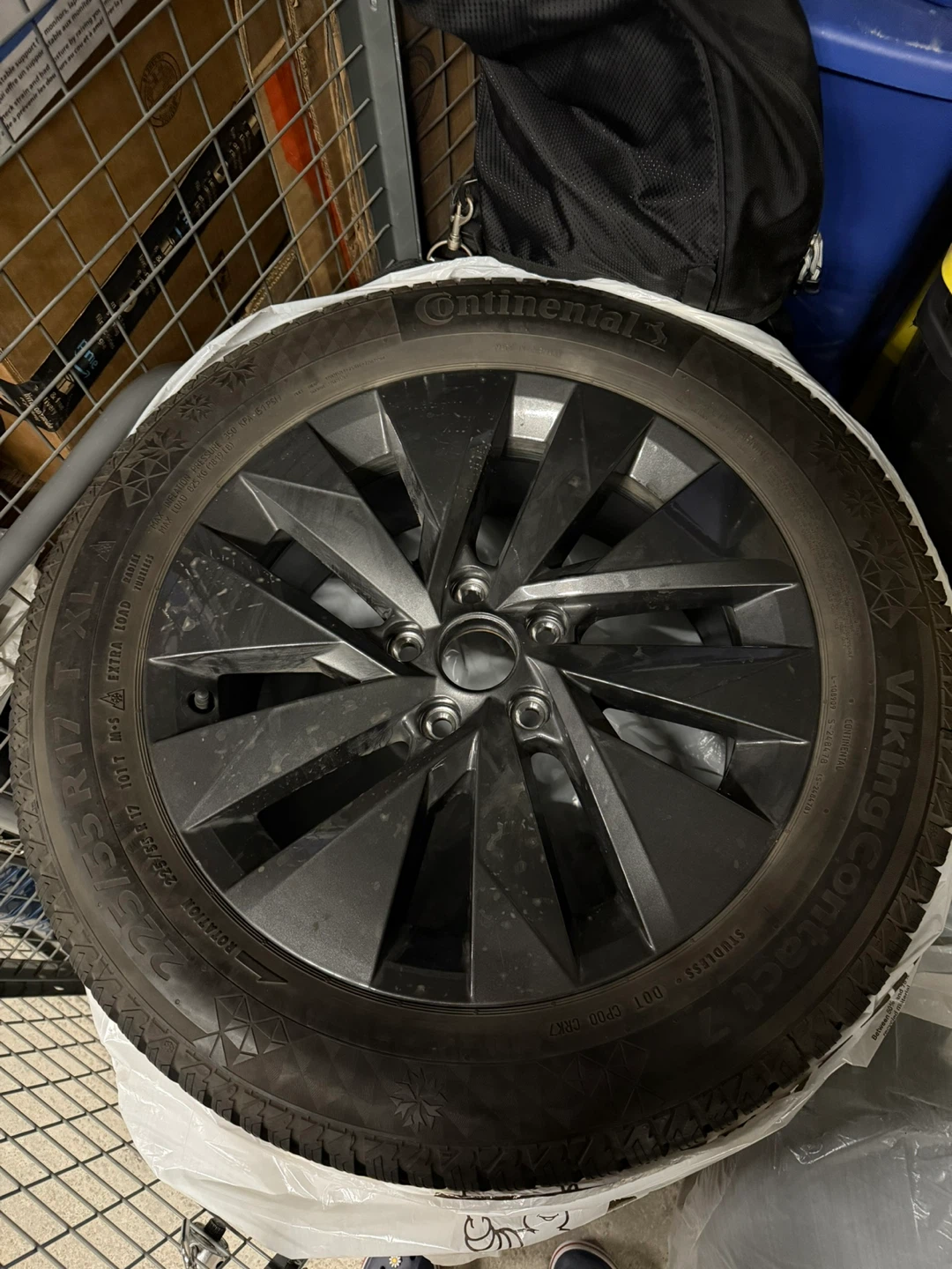 Continental Winter Tire & Rim Package - Great Condition