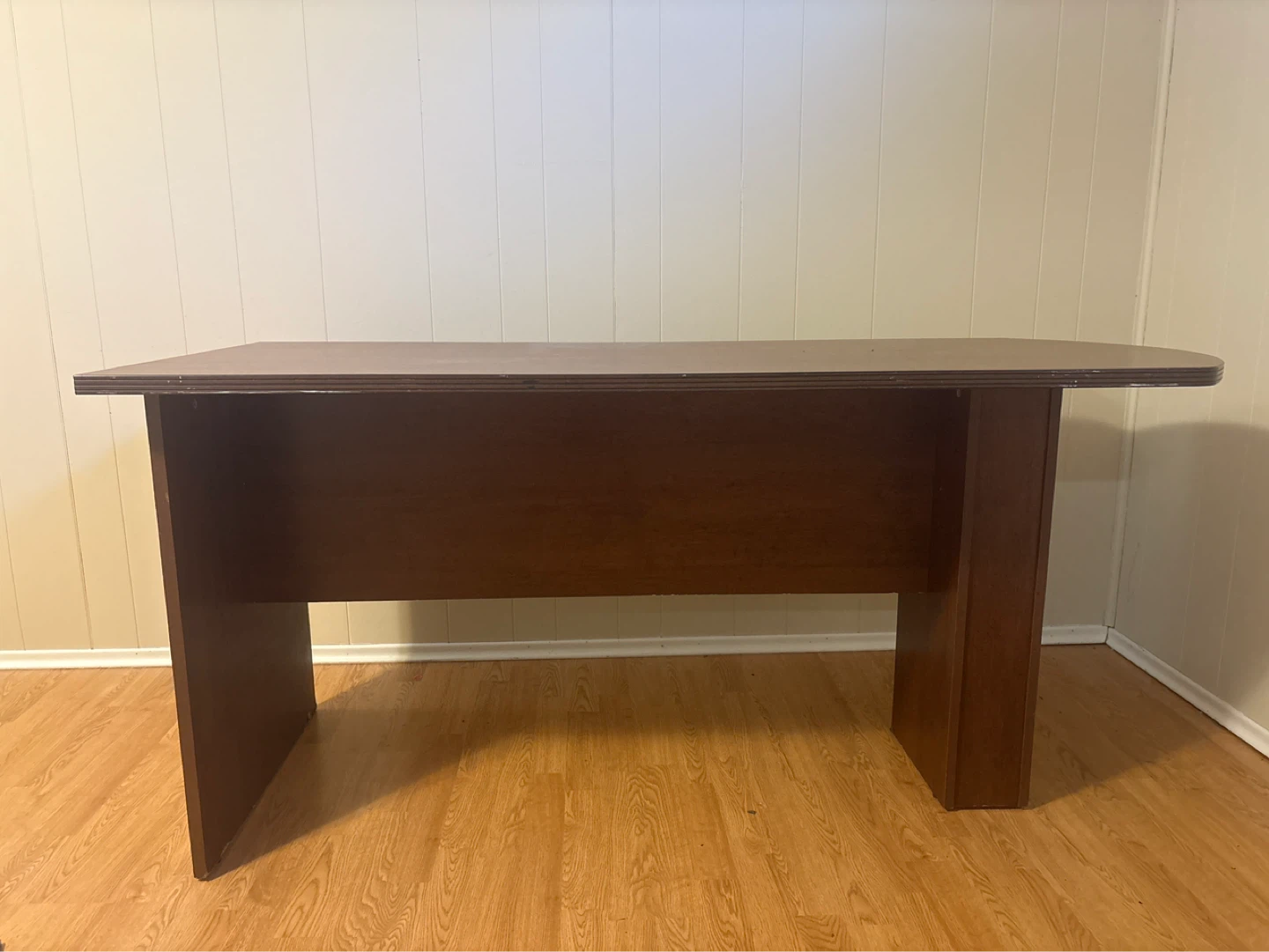 Dark Brown Laminate Desk