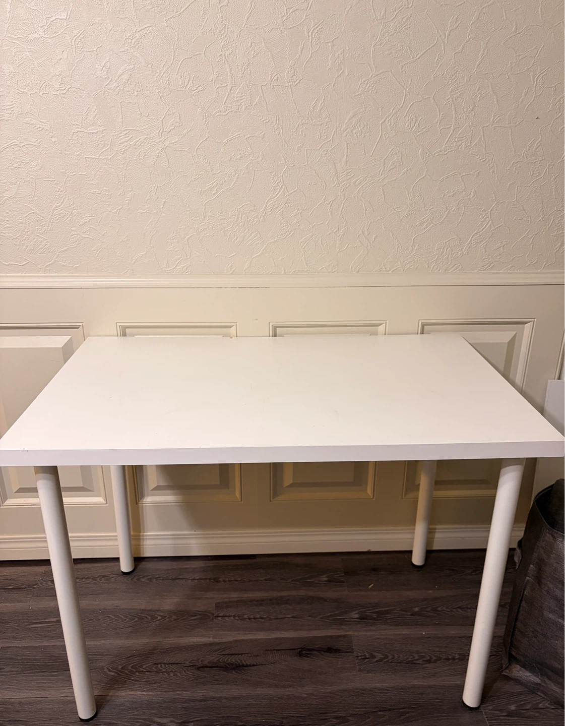 Minimal White IKEA Desk / Table