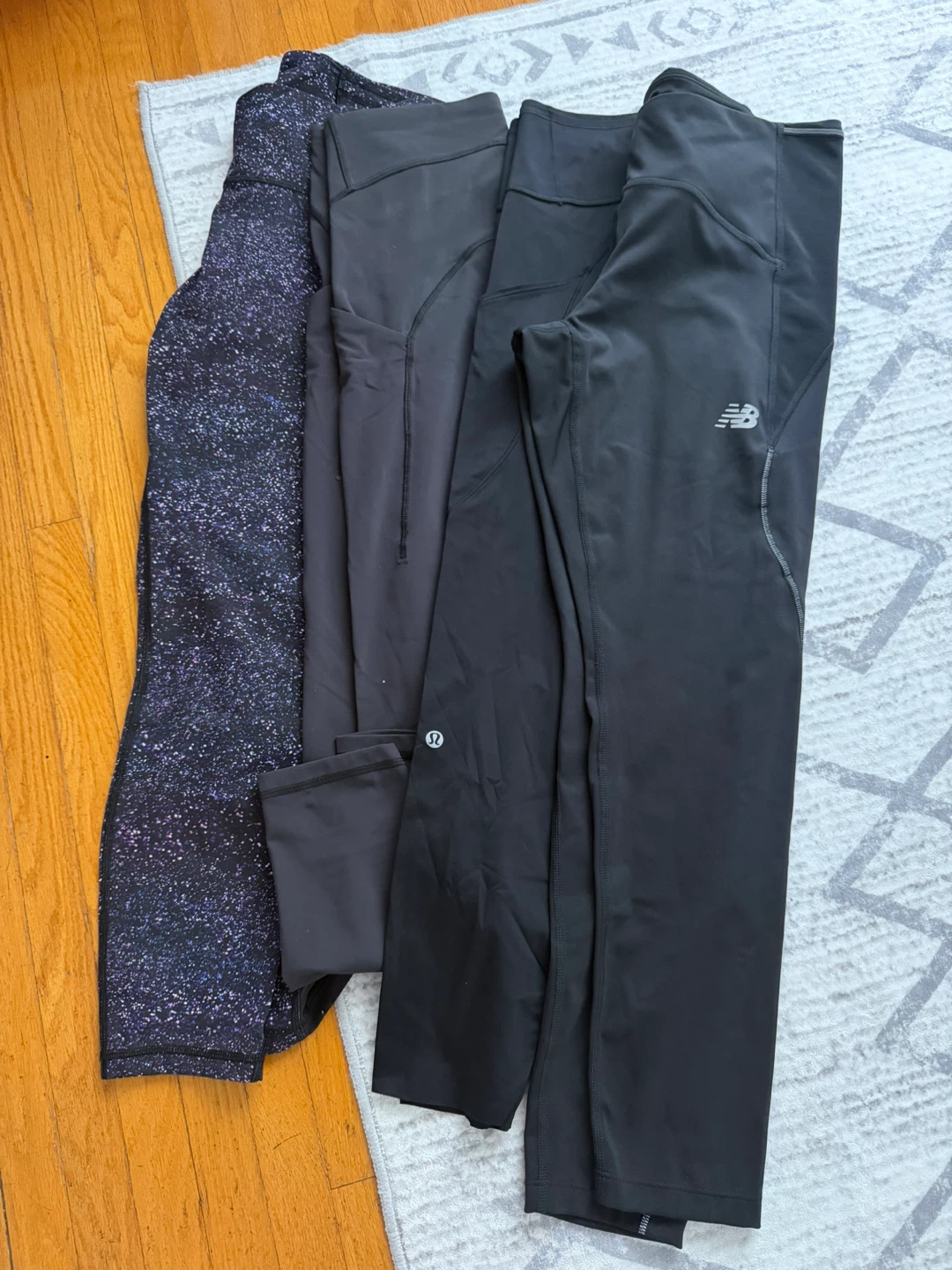 Lululemon and New Balance Workout Leggings