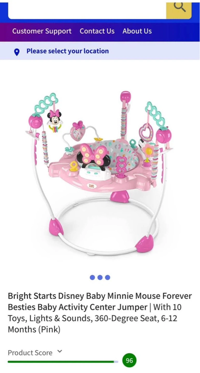 Activity center jumper