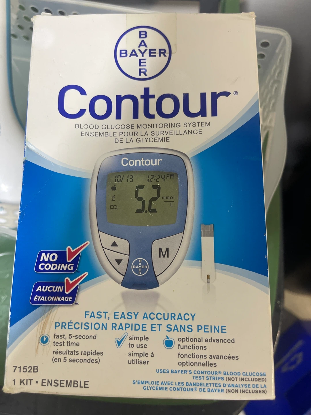 Bayer Contour Blood Glucose Monitoring System Kit