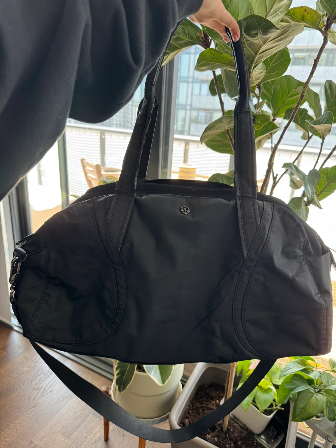 Lululemon Black Duffle Bag (Out of Range Duffle bag)