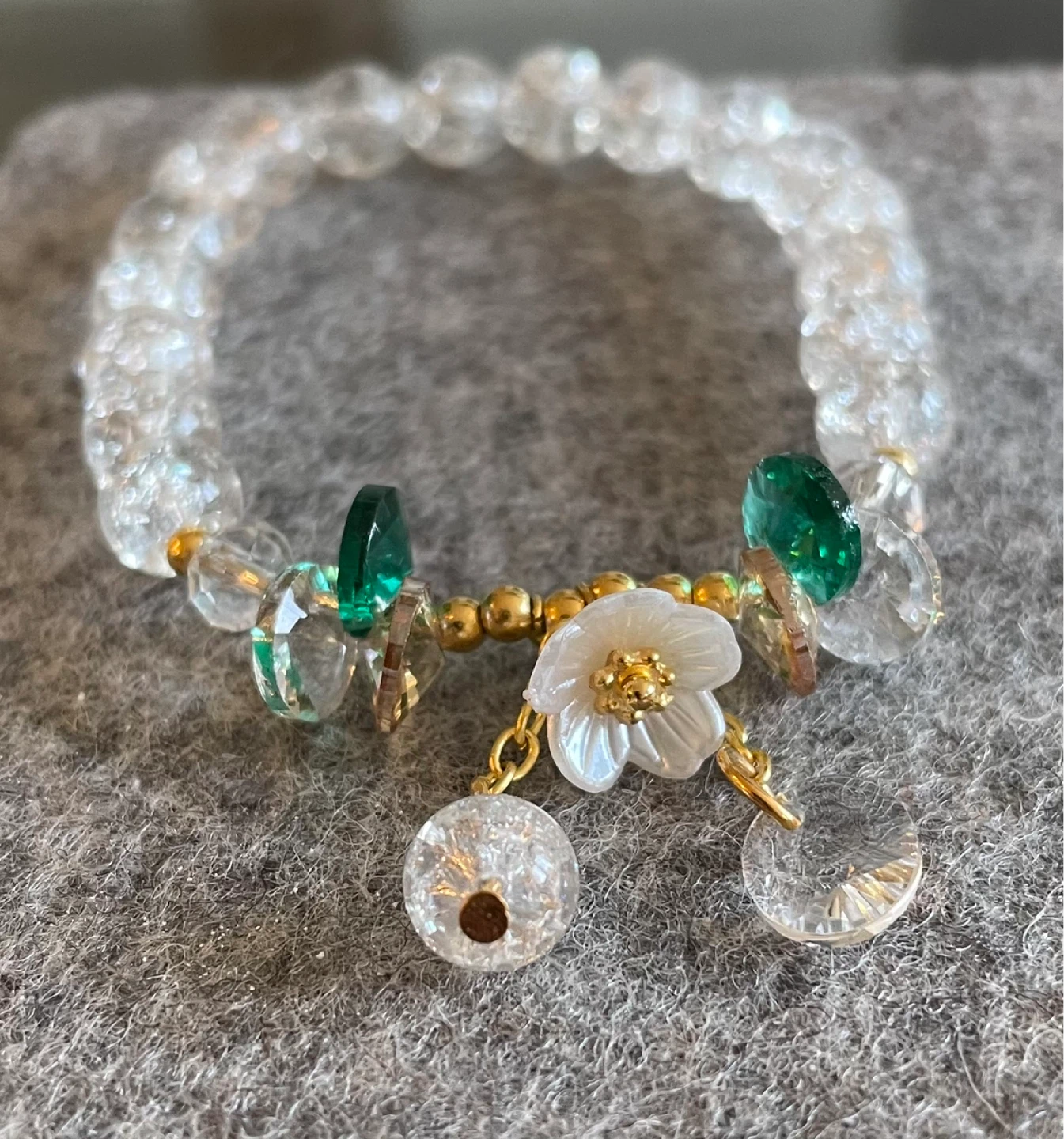 Beaded Charm Bracelet