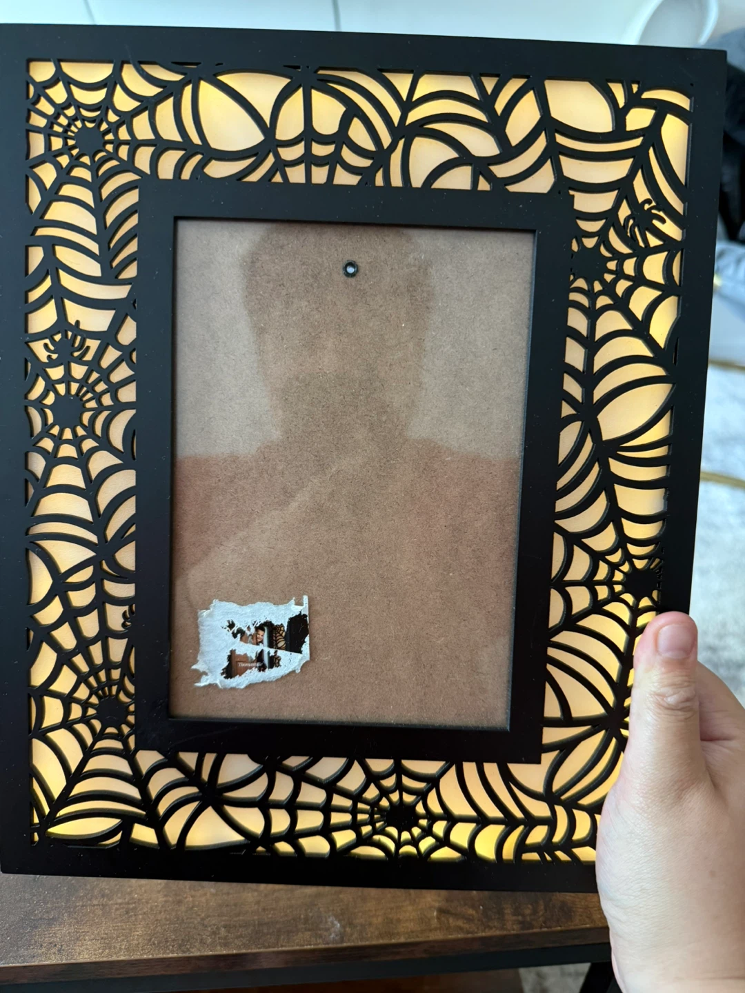 Black Spider Web Picture Frame - photo 2