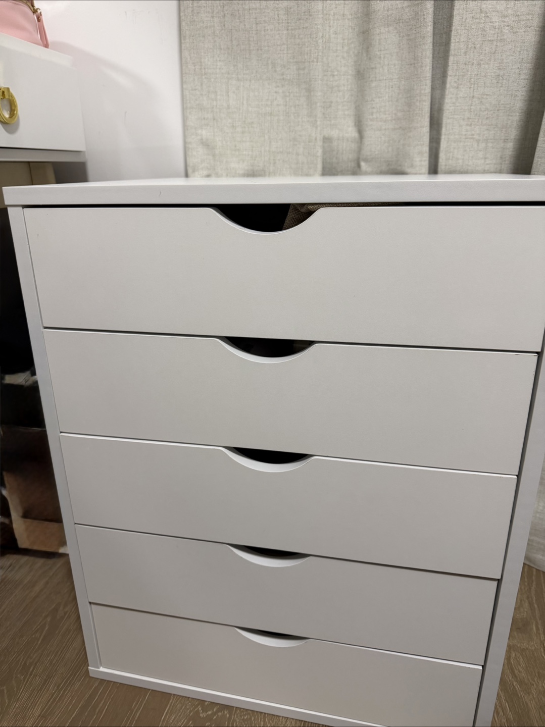 White 5-Drawer