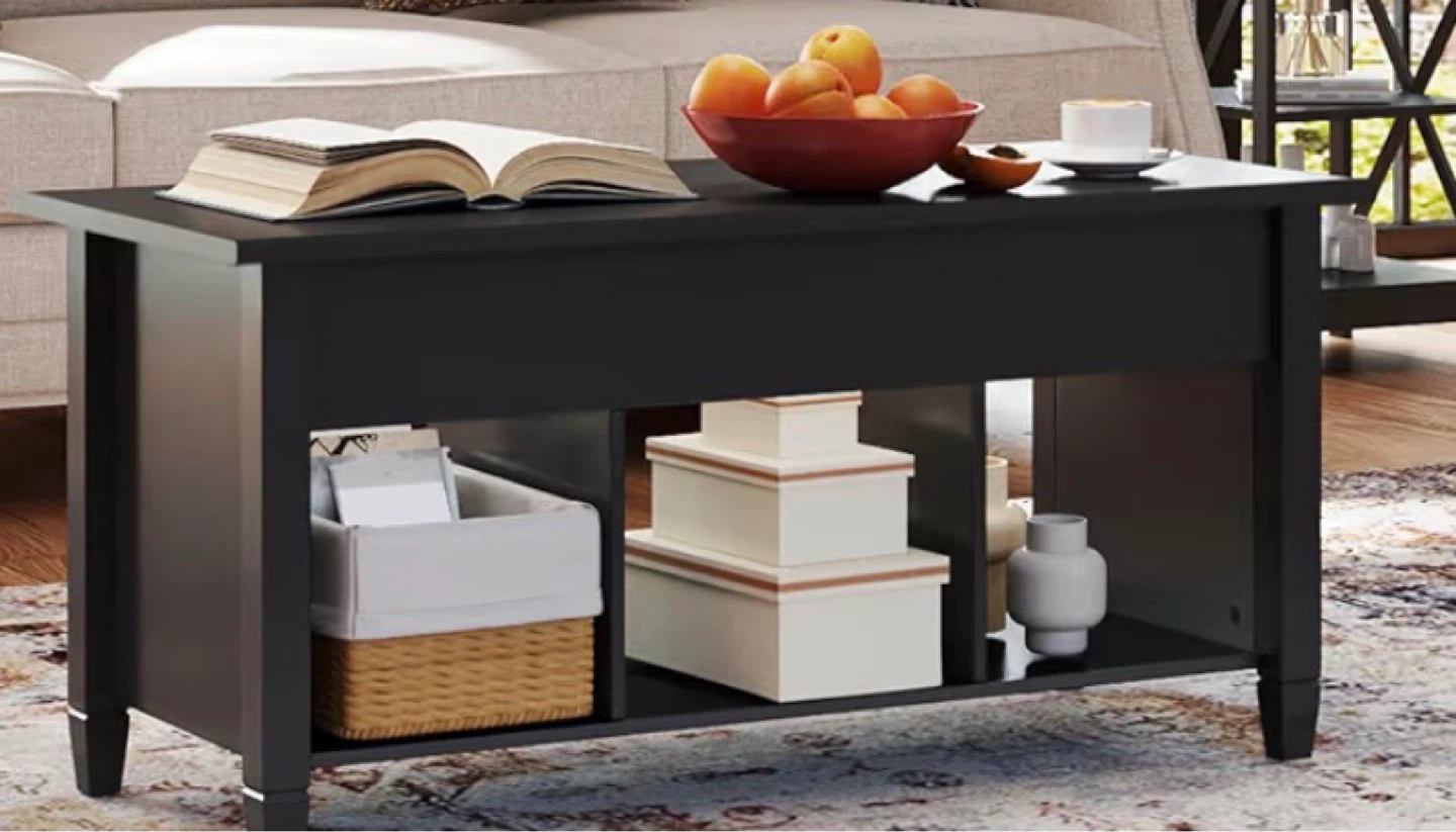black coffee table - photo 2