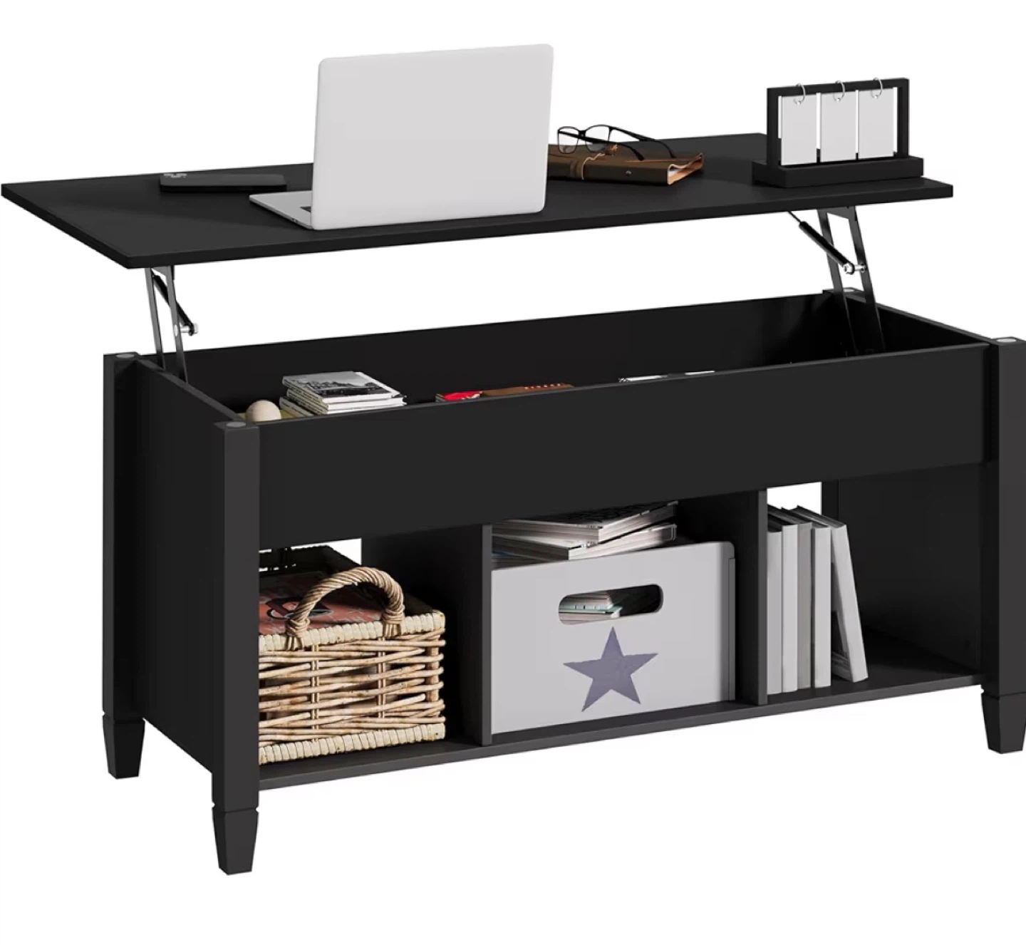 black coffee table