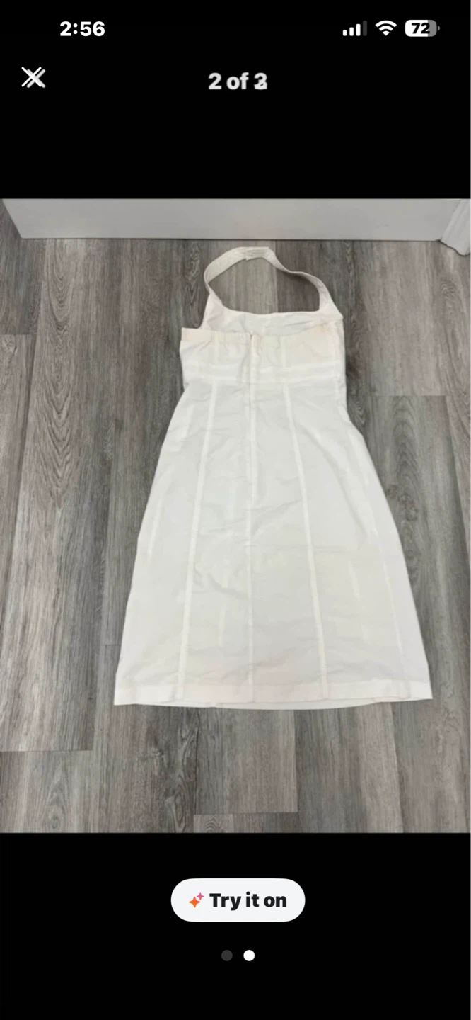 White Halter Dress - photo 2