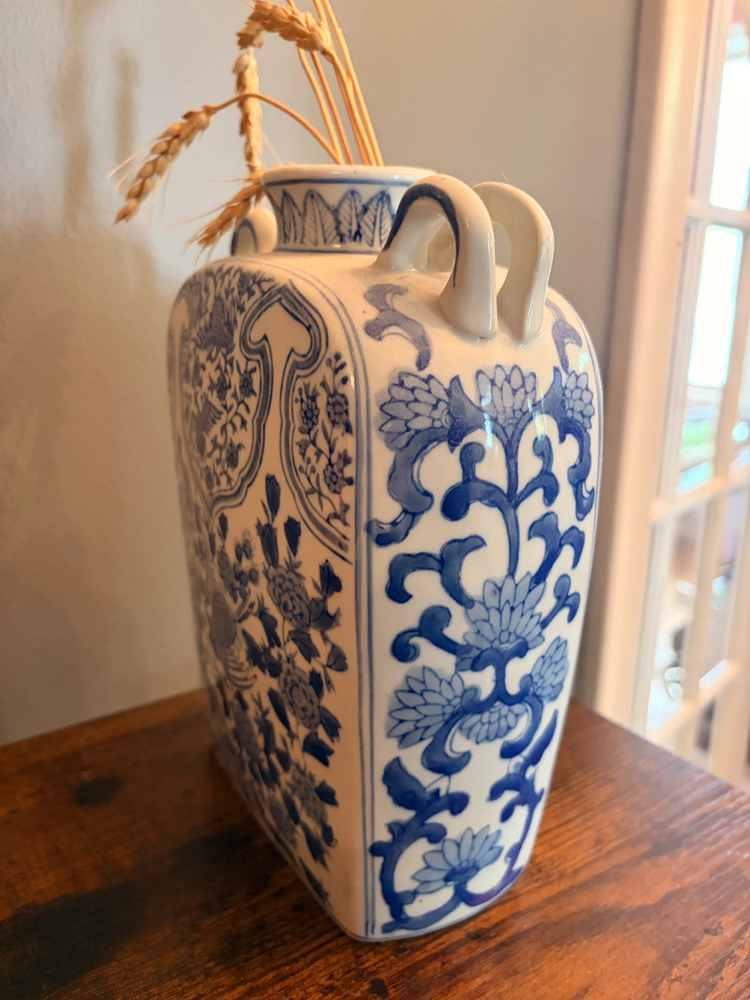Blue and White Decorative Vase - Antique - photo 3
