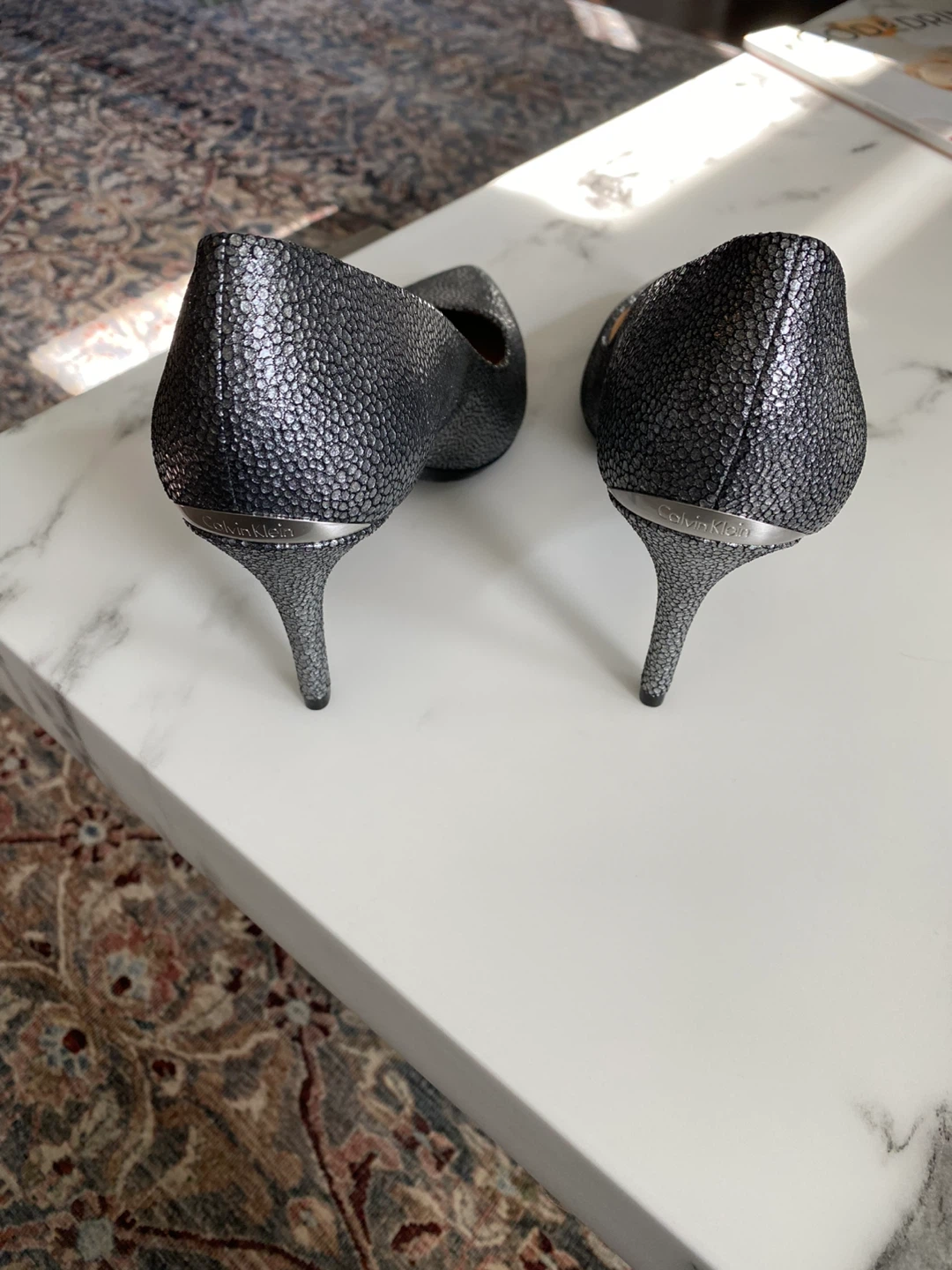 Calvin Klein Women's pewter Heels - photo 2