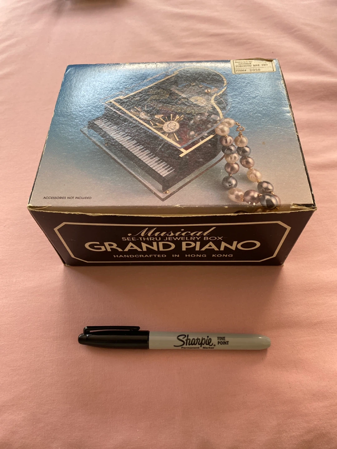 Musical Grand Piano See-Thru Jewelry Box - photo 3