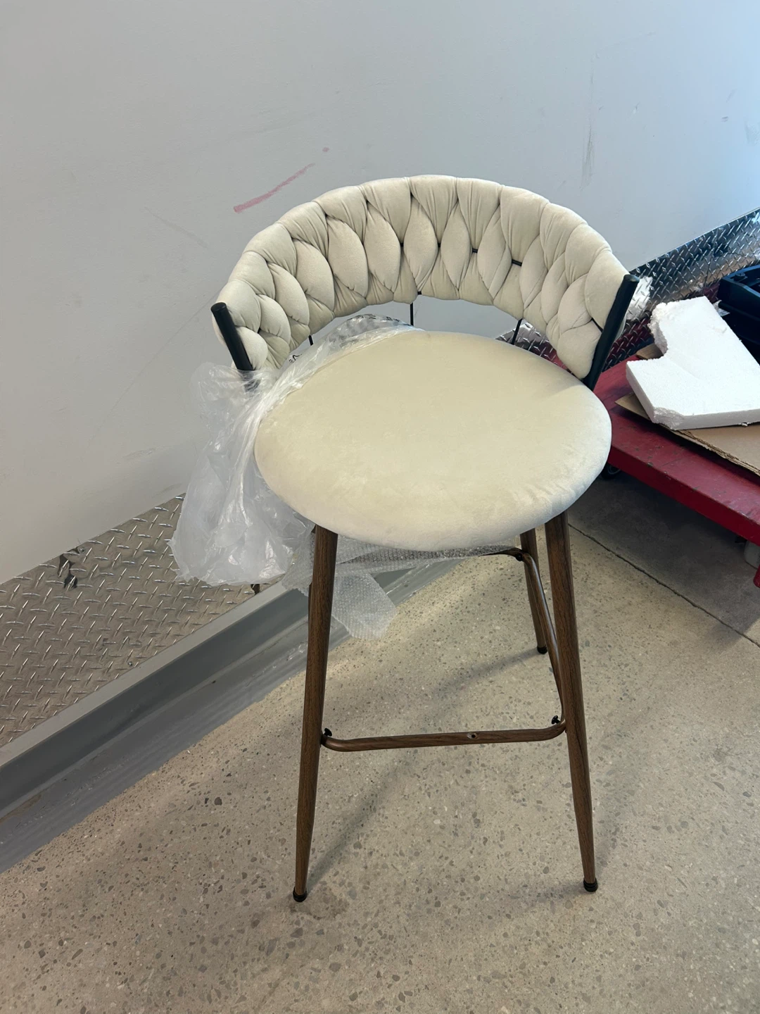 New Padded counter stool with metal frame (Set of 4) $50Each - photo 2