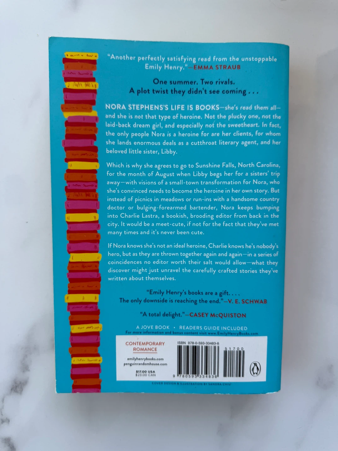 Book Lovers by Emily Henry Paperback Novel - photo 2