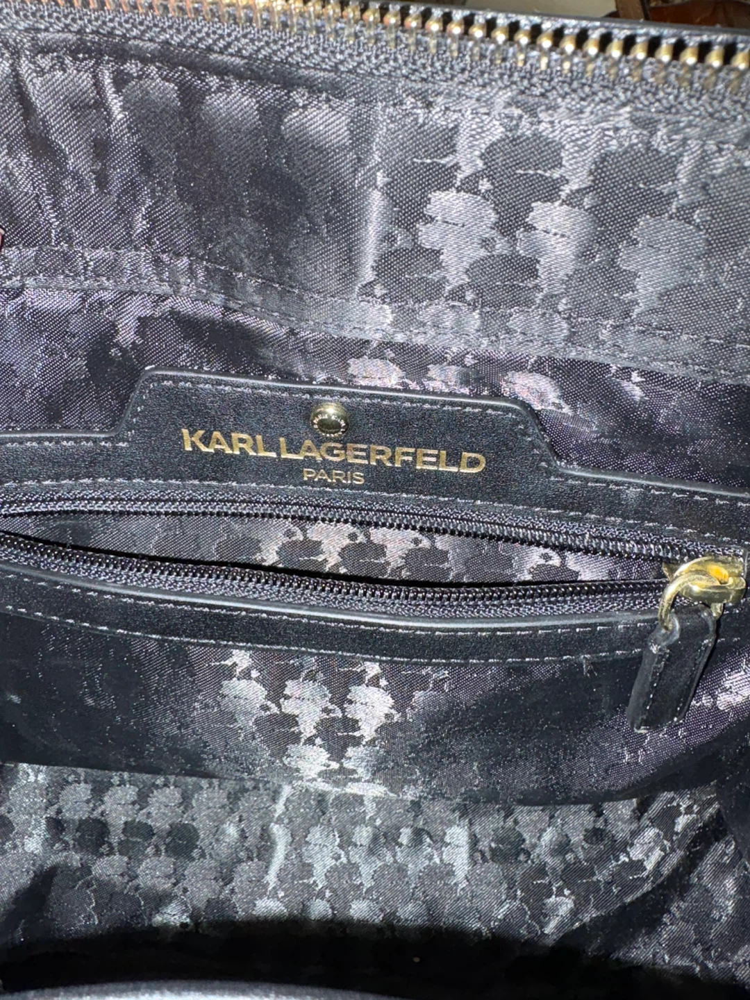 Karl Lagerfeld Paris Red Leather Top Handle Bag - photo 5