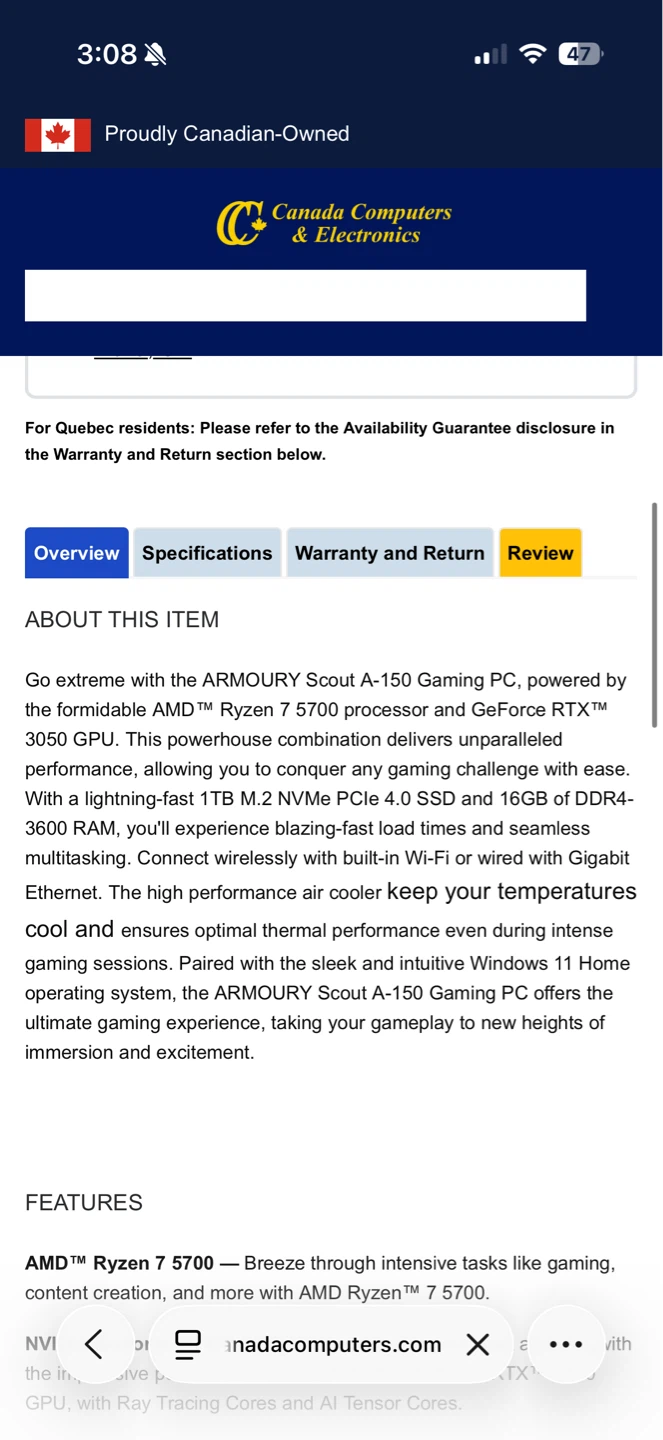 Gaming PC - Ryzen 7 5700, RTX 3050, 16GB RAM, 1TB SSD - photo 2