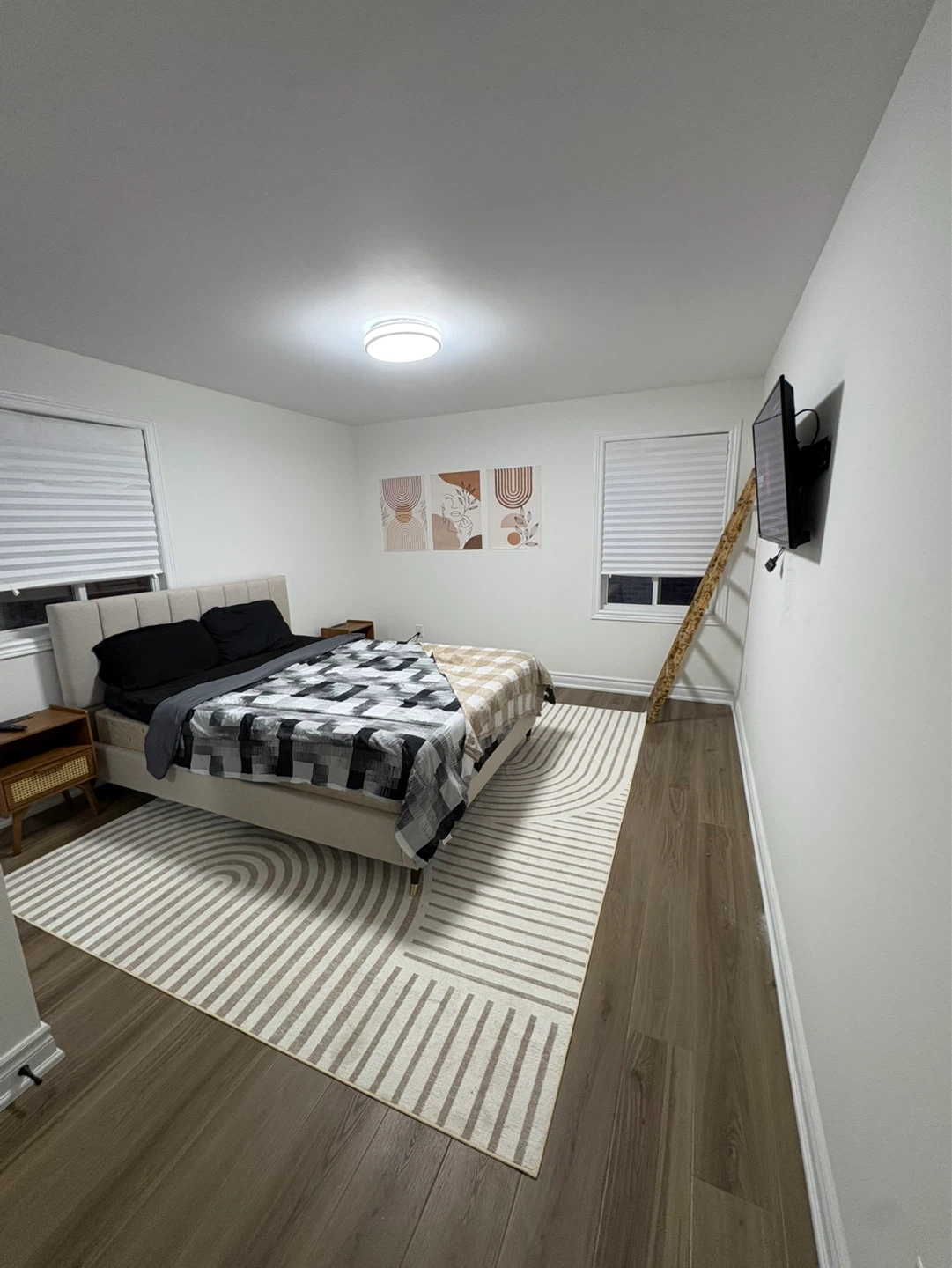 Brand new master bedroom with ensuite bathroom upper level - photo 2