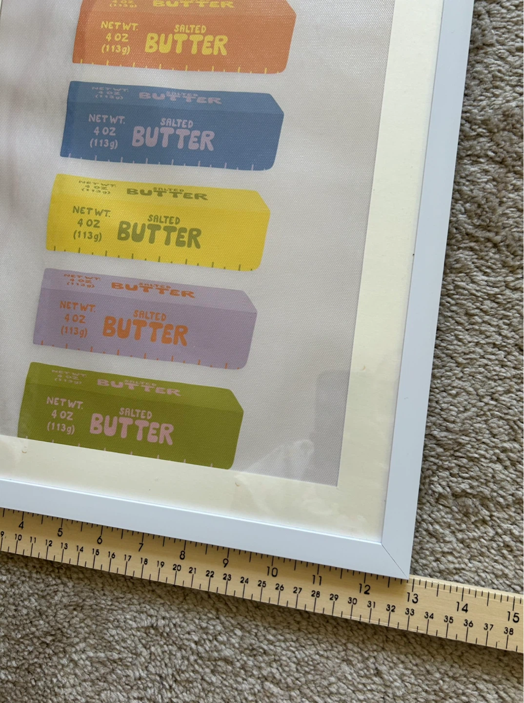 Framed Art Print - Stack of Butter Sticks - photo 4