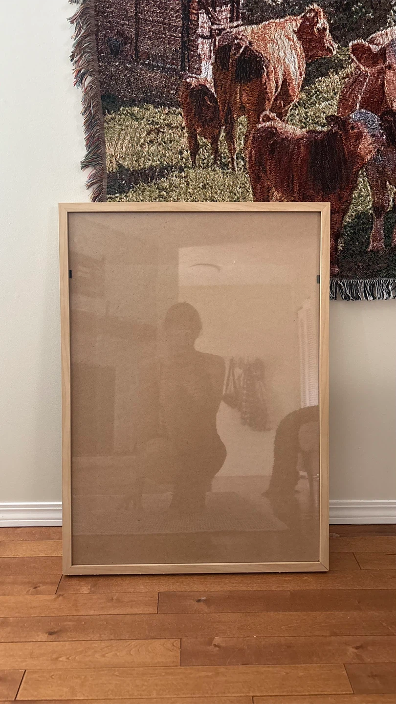 IKEA RIBBA Frame - Medium, Natural Wood