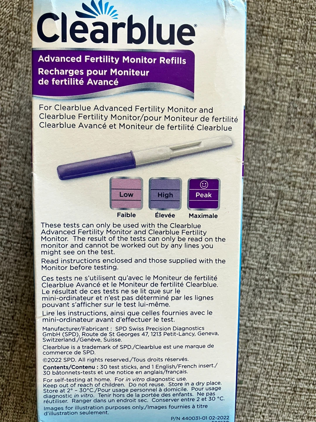Clearblue Fertility Advanced Fertility Test Refills - 30 - photo 2