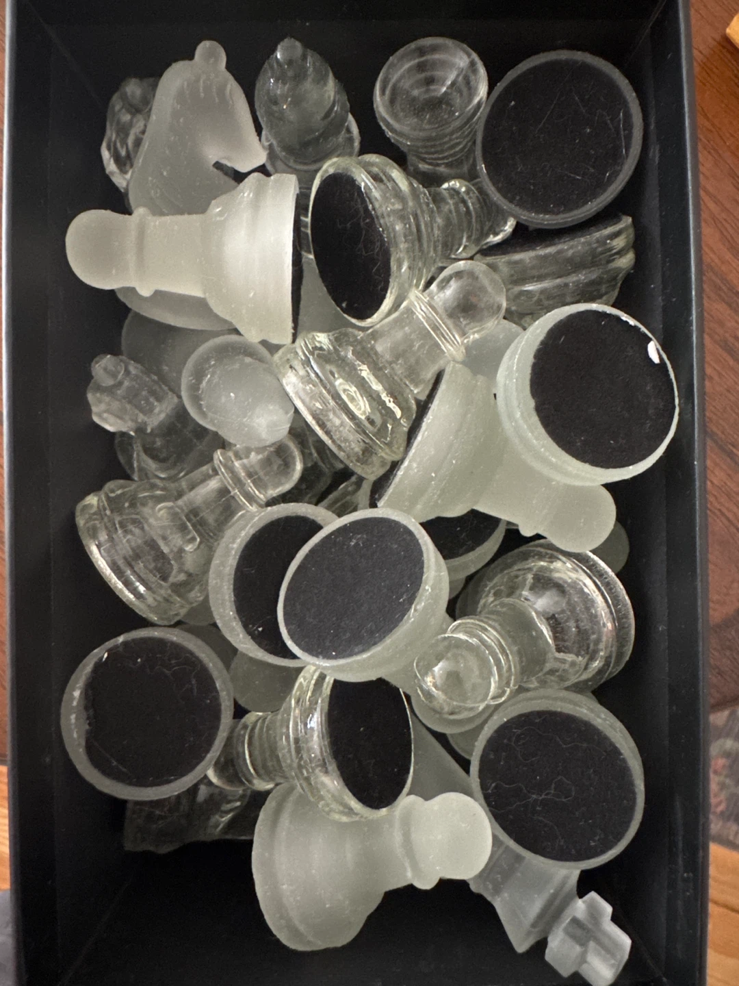 Glass Chess Set with Board - photo 2
