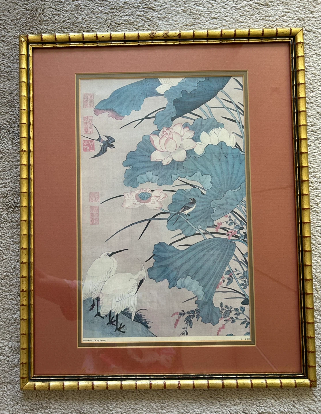 Four Chinese Art Prints - framed - photo 2