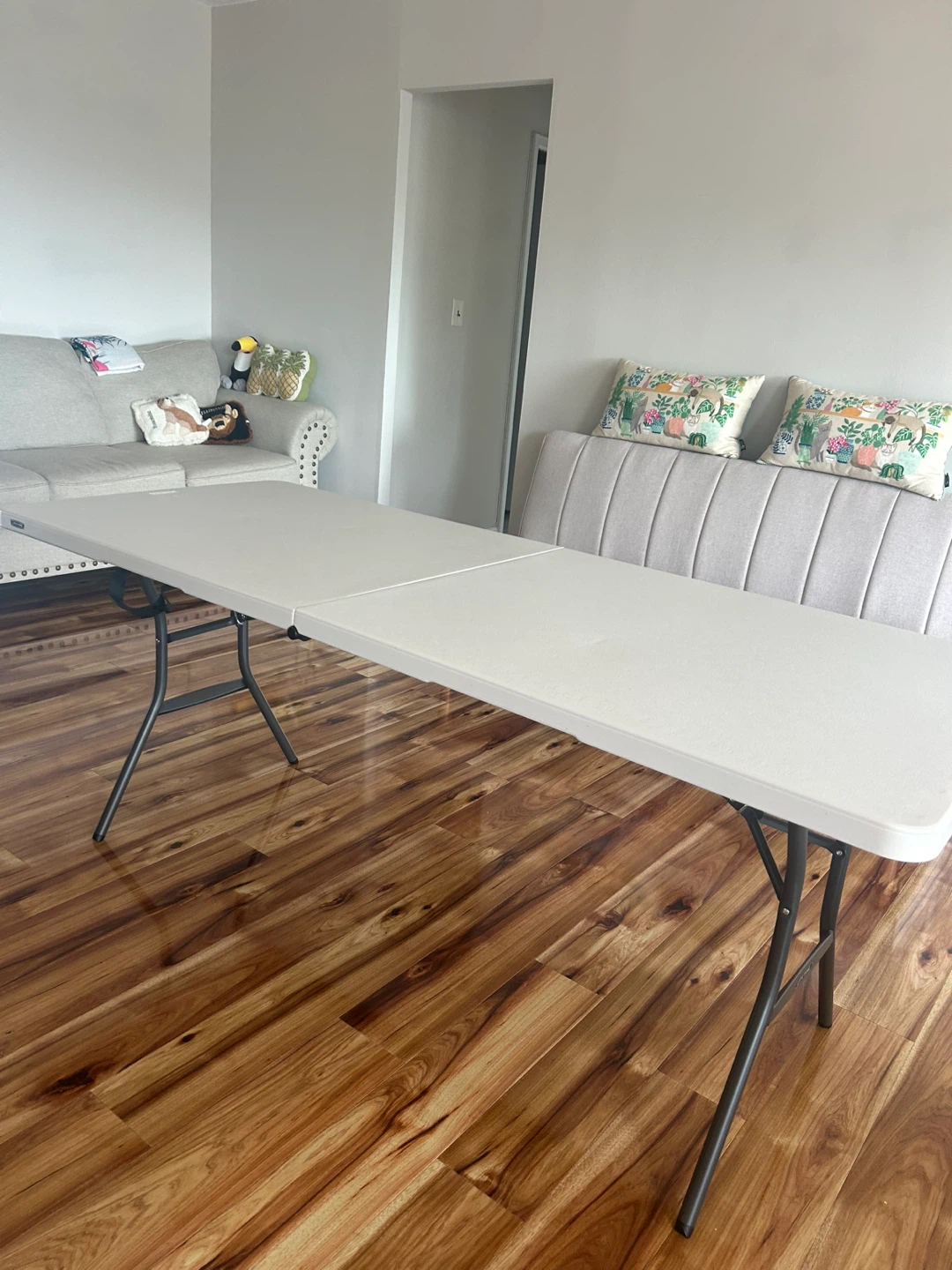 White Folding Table