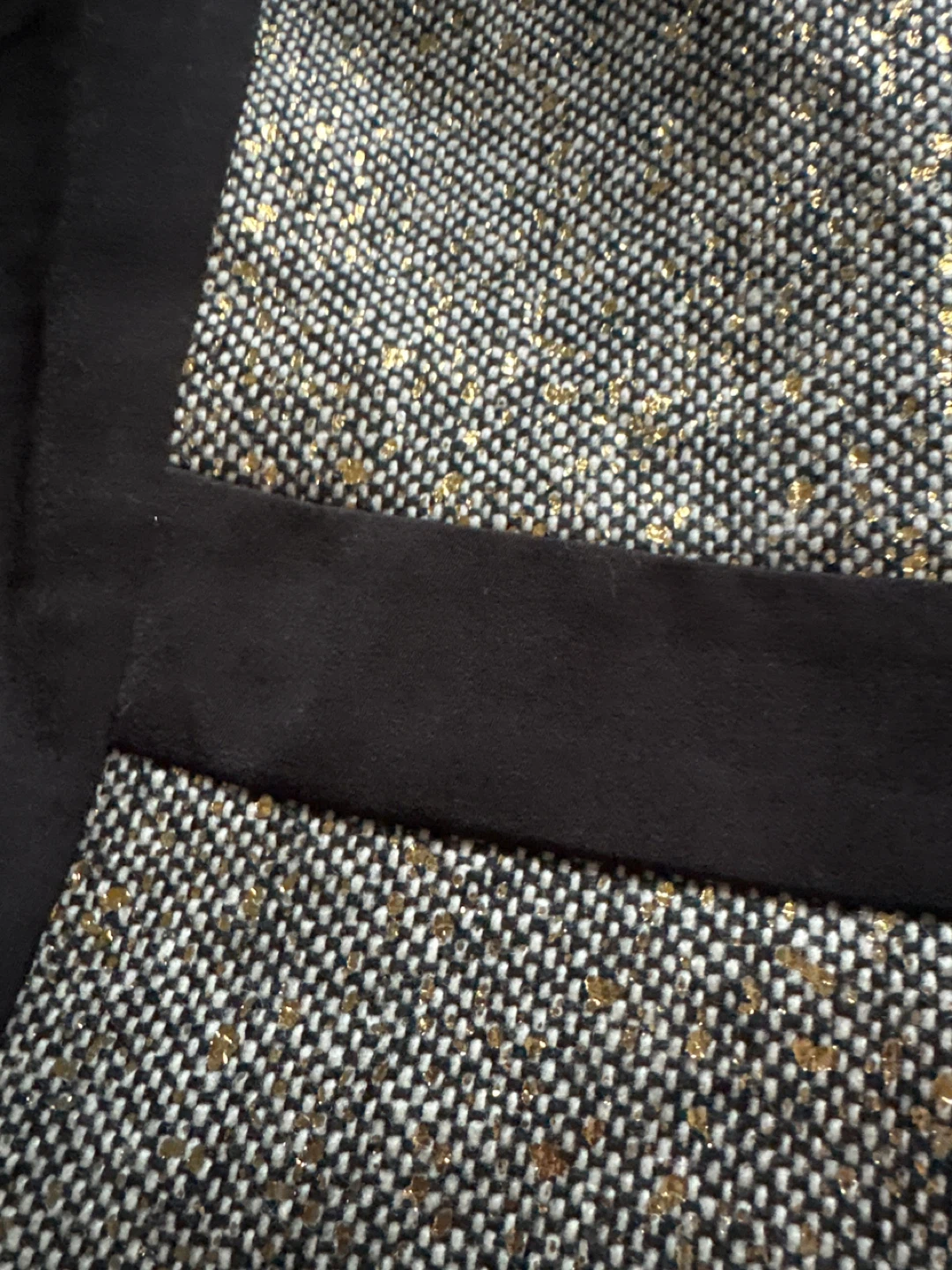 Sparkly Black and Grey Tweed Dress - photo 2