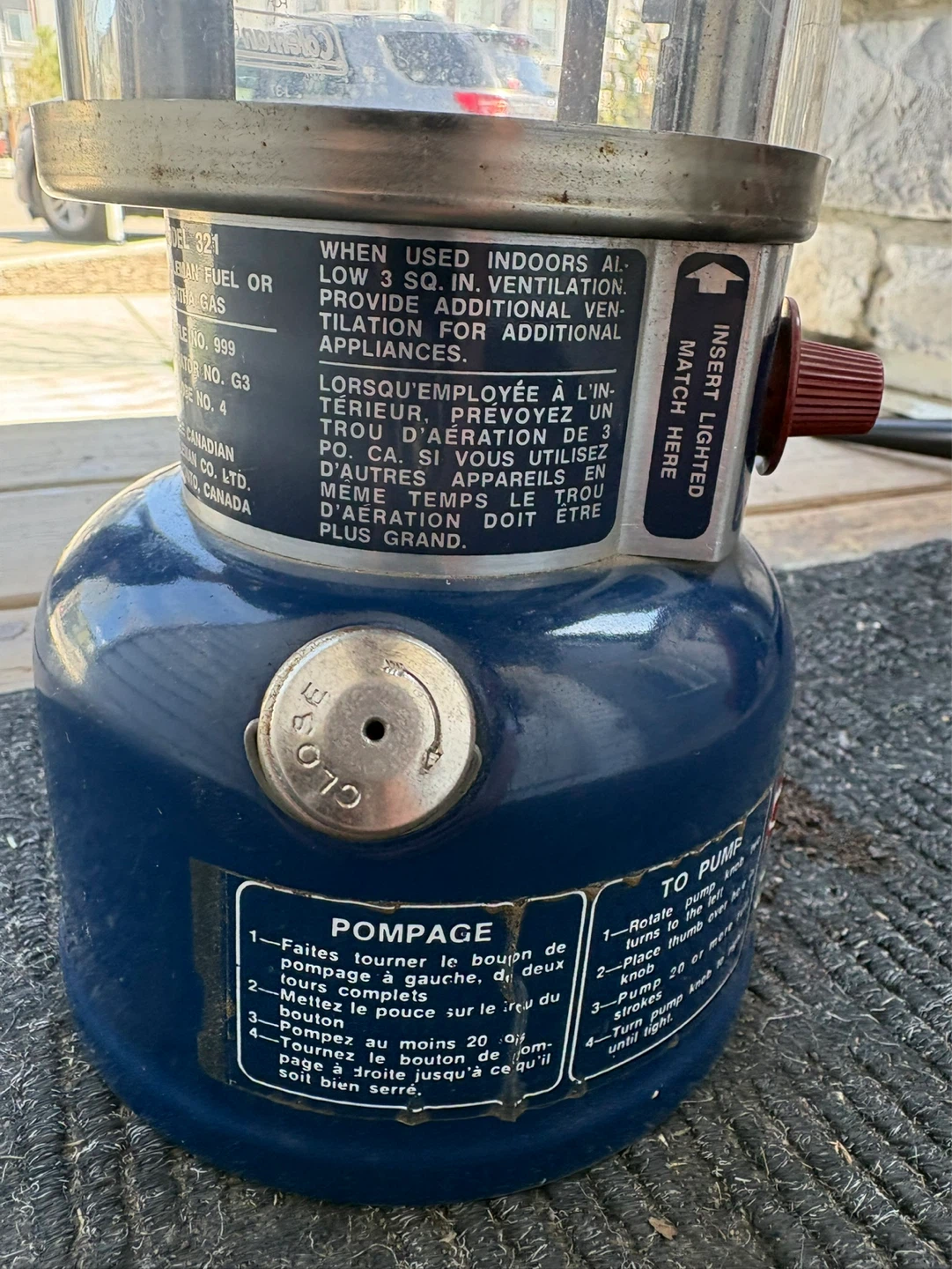 Vintage Coleman Easi Lite Gas Lantern (1973) - photo 5