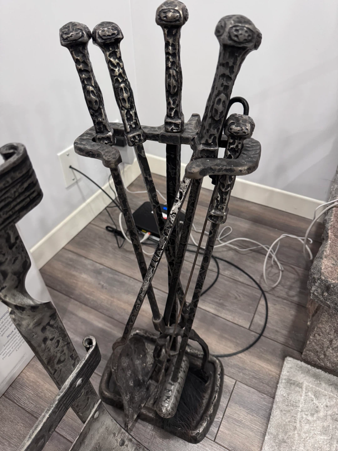 Metal Fireplace Tool Set
