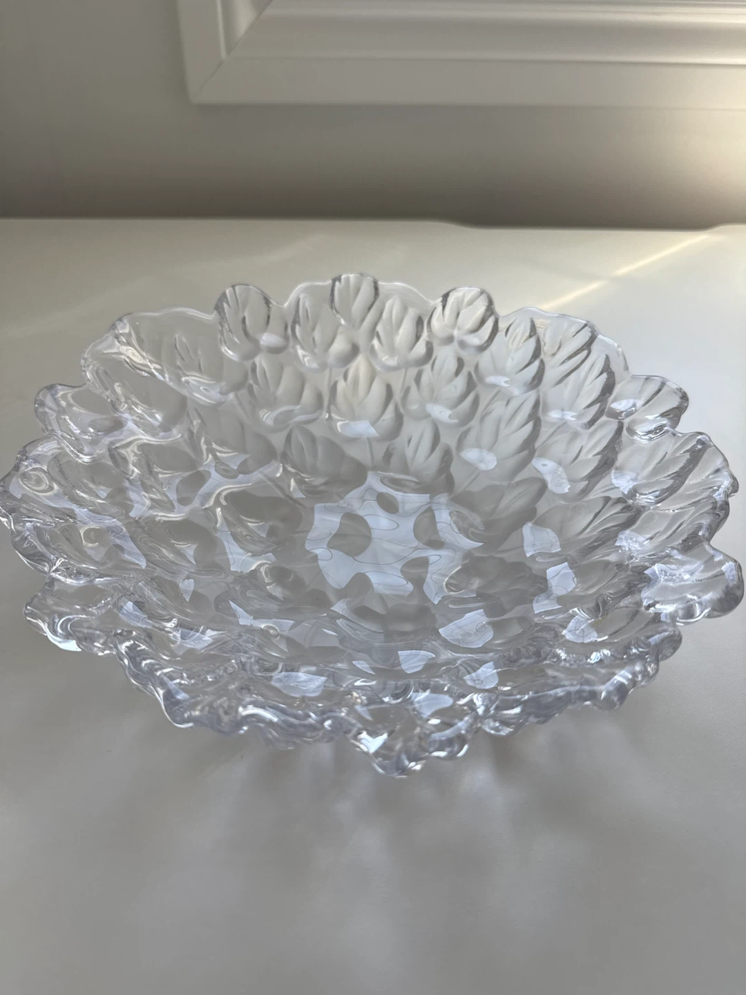Clear Glass Decorative Bowl