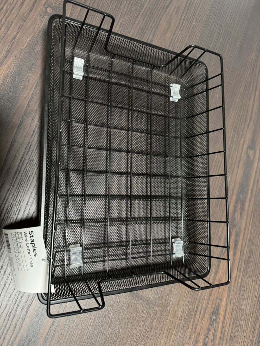 Staples Wire Letter Tray - Black - photo 4
