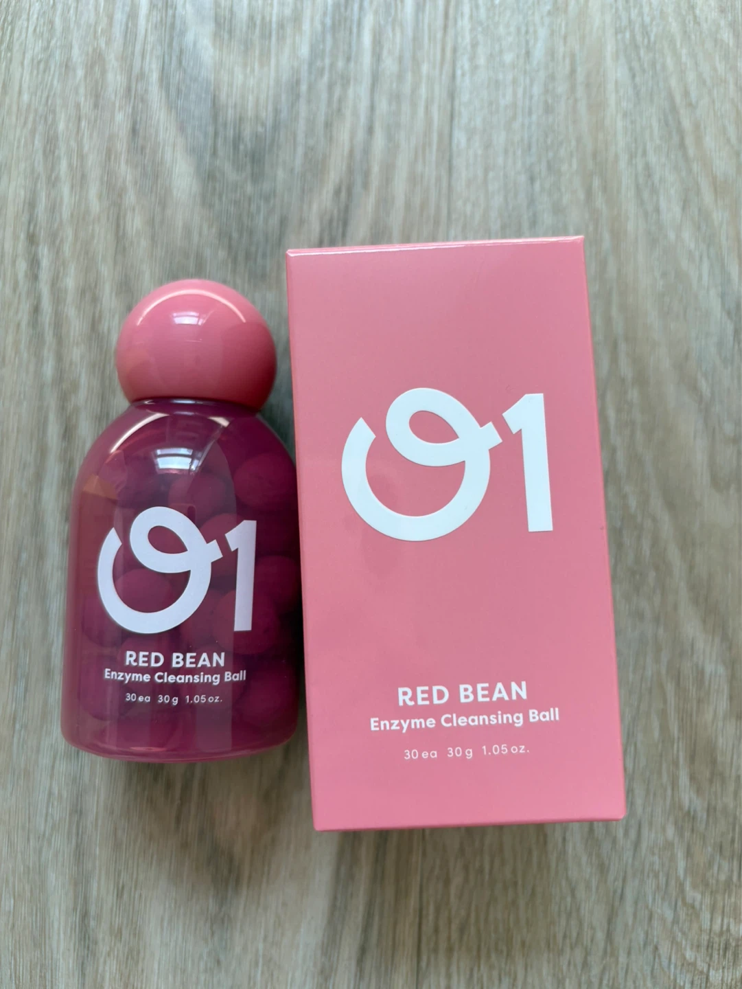 BRAND NEW - 01 Enzyme Cleansing Ball 30ea - Red Bean