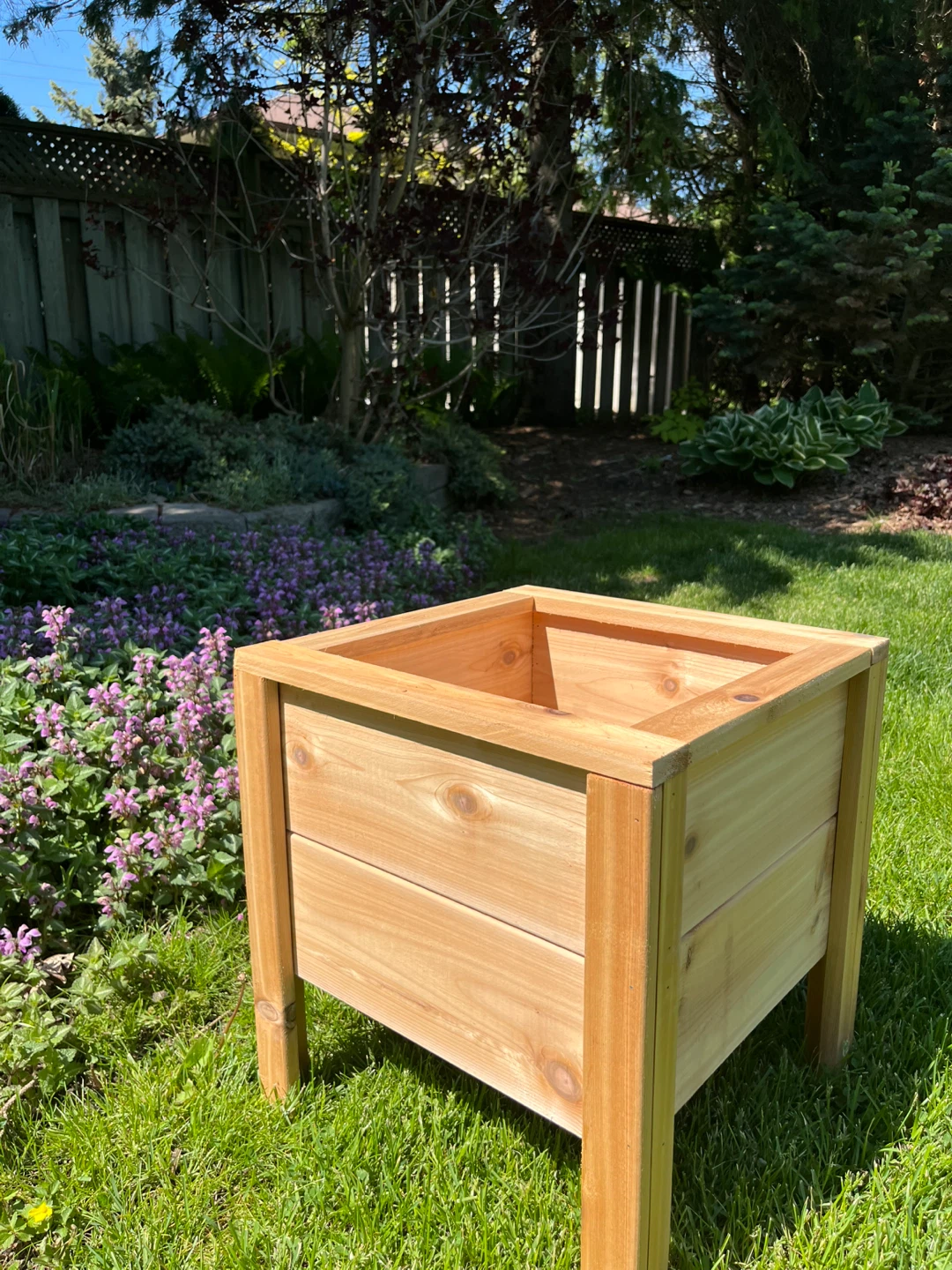 Raised Cedar Garden Planter Box - photo 4