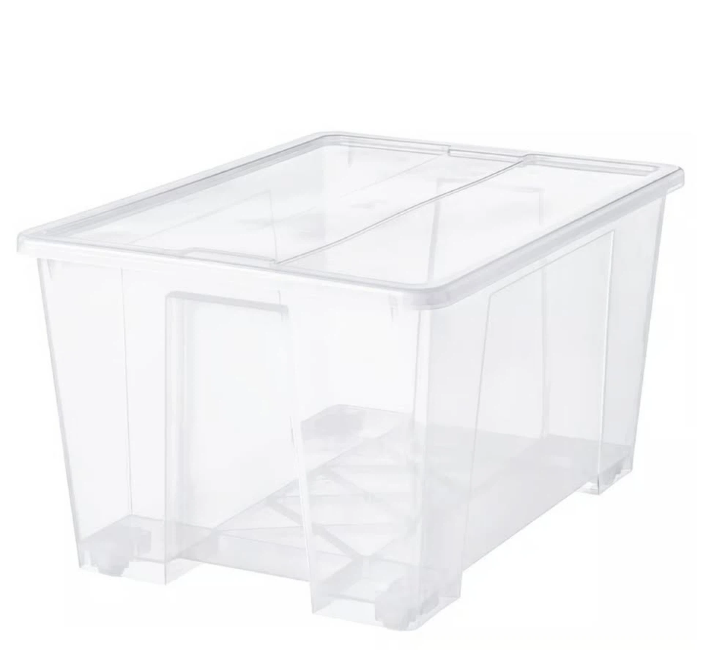 Brand New IKEA SAMLA Storage Boxes with Lids — 130L