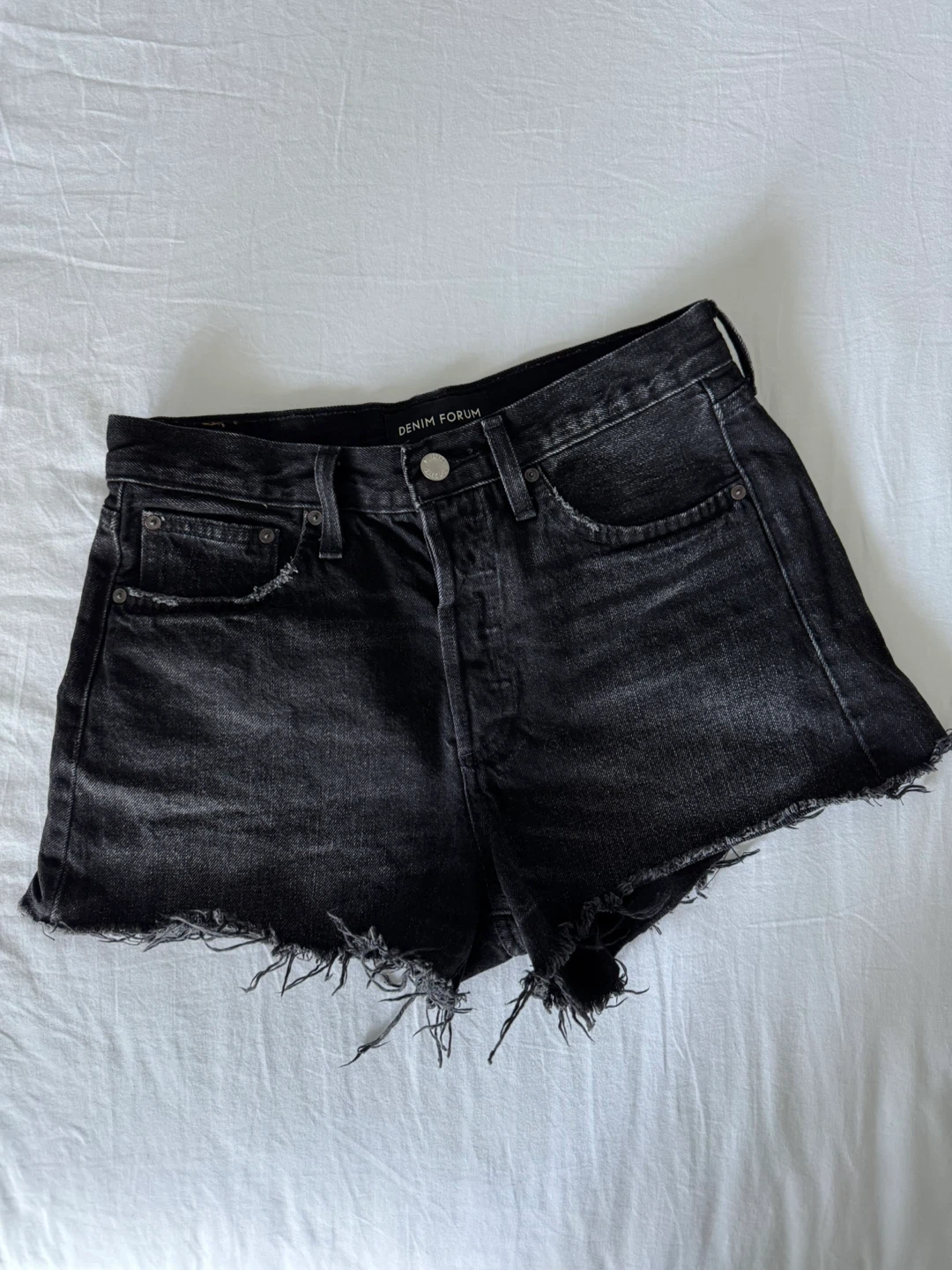 Denim Forum The Ex Boyfriend Short Black Size 26