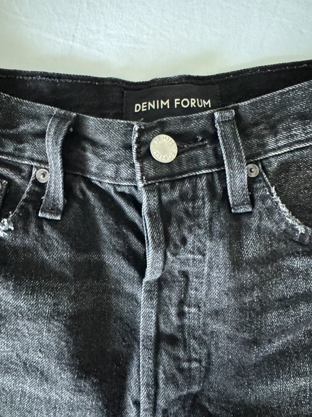 Denim Forum The Ex Boyfriend Short Black Size 26 - photo 2
