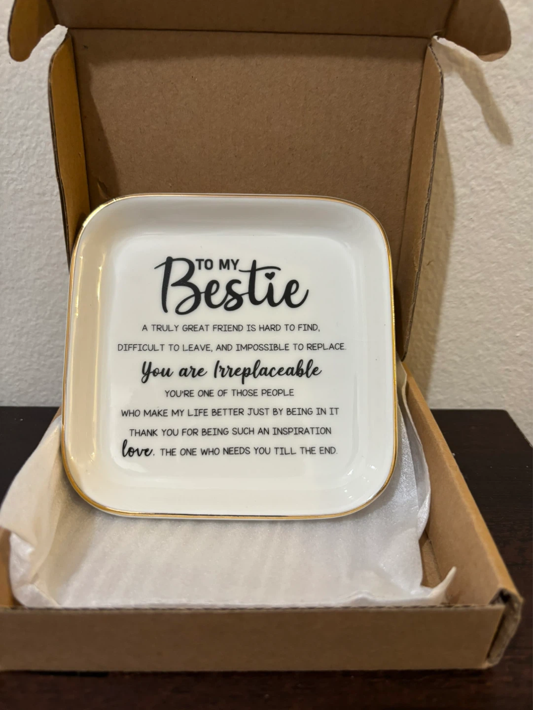 NEW - To My Bestie Trinket Dish