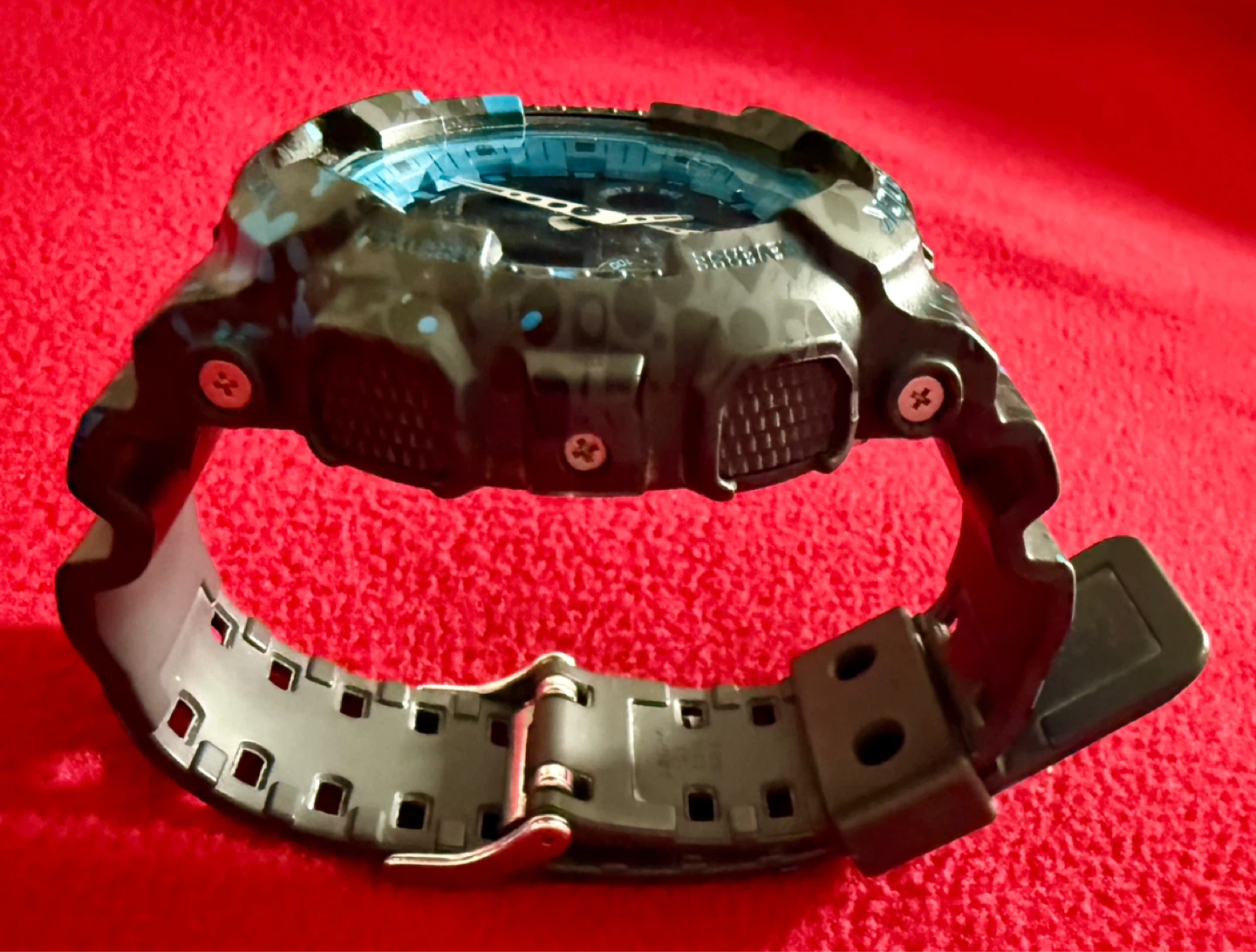 Casio G-Shock GA-100ST Watch with Custom Spray Paint Design - photo 3