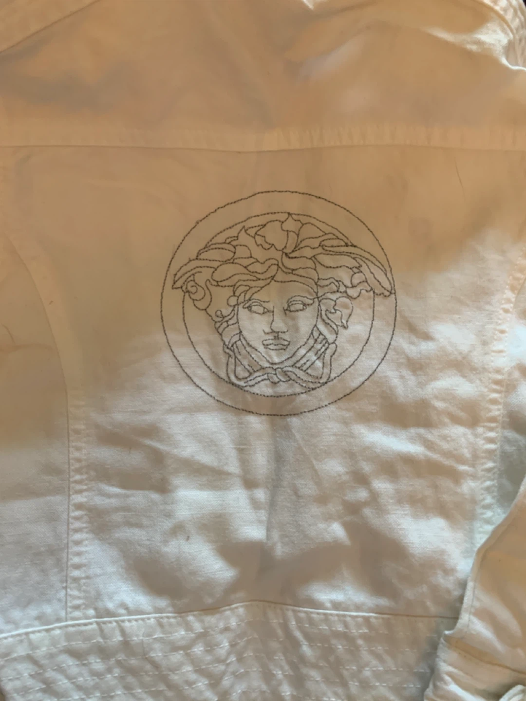 Versace White Jacket for Kids - Size 2