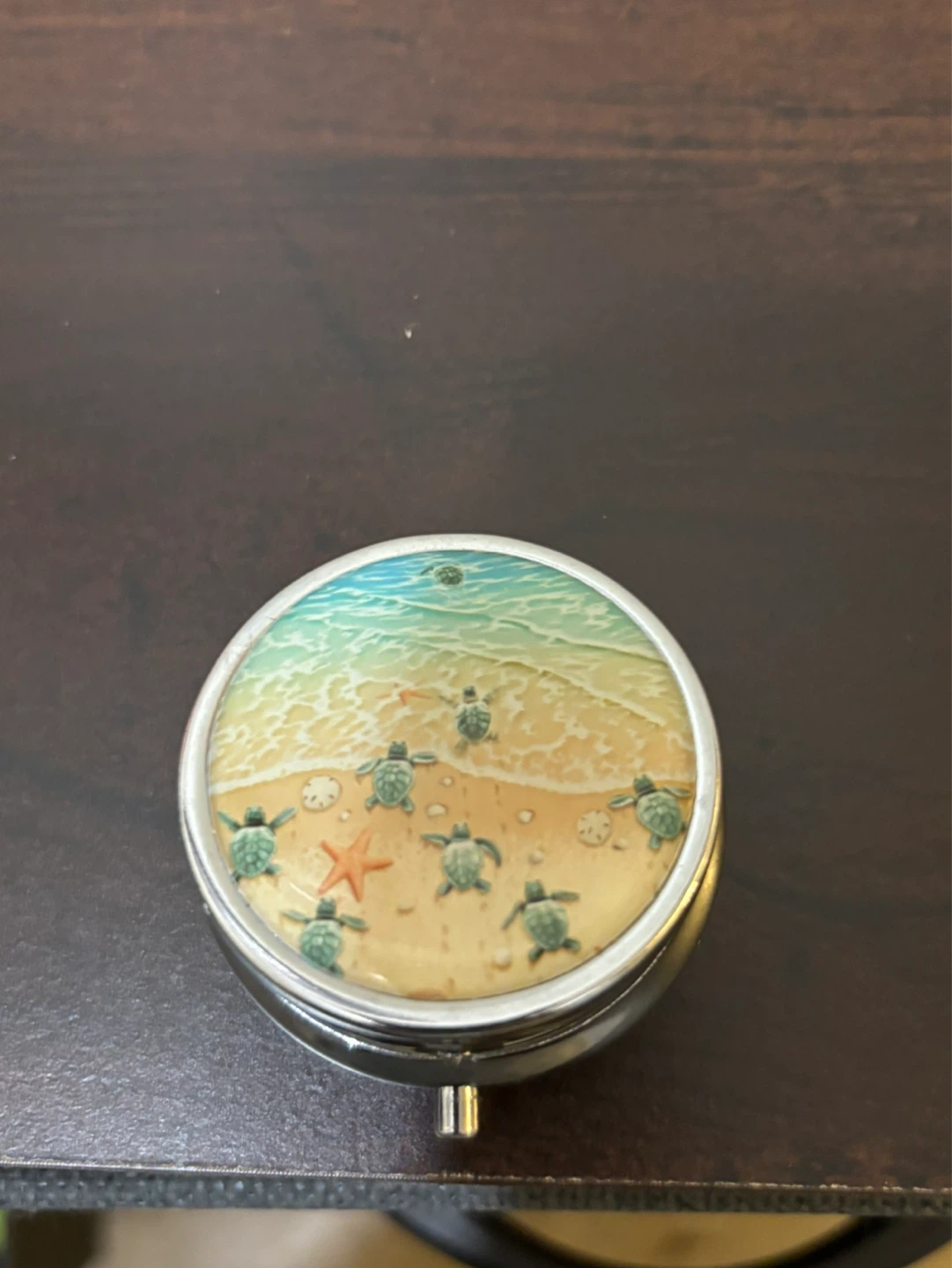 NEW Pill Case with Sea Turtle Design - photo 2