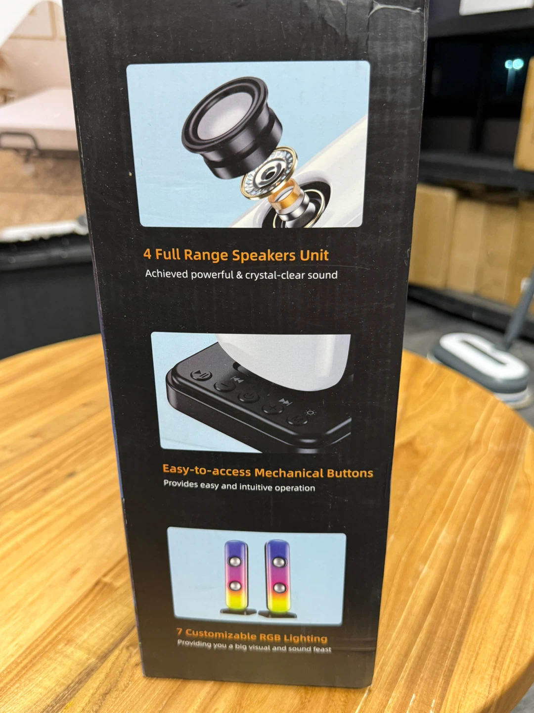 NJSJ C20 RGB Gaming Speakers 20W - photo 2