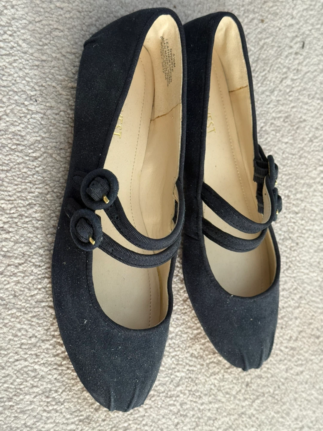 Nine West Black Ballet Flats - Size 5.5M - photo 2